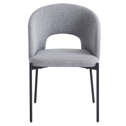 Étkezőszék, szürke/fekete, LONKA