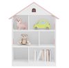 Gyerek könyvespolc, fehér/rózsaszín, MAISON TYP 1