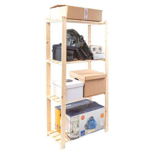 Polcállvány, természetes, fenyő, SIMU 1600