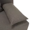 Kihúzható heverő, barna, EUGI