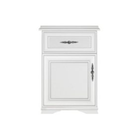 Komód, alpesi fehér, KENTAK KOM1D1SL/P