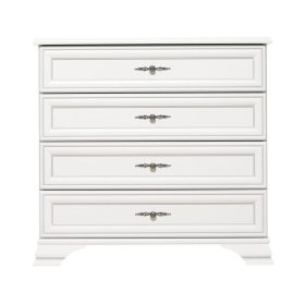 Komód, alpesi fehér, KENTAK KOM4S