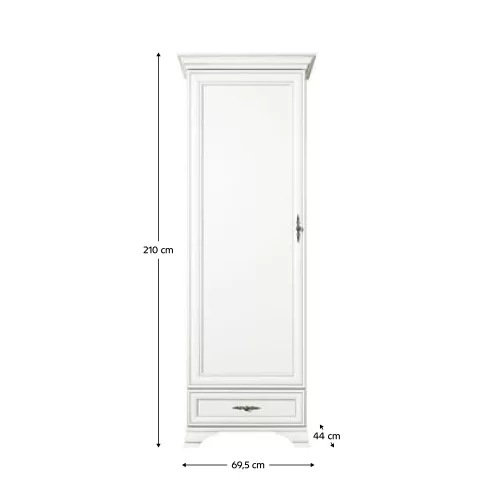 Polcállvány, alpesi fehér, KENTAK REG1D1S