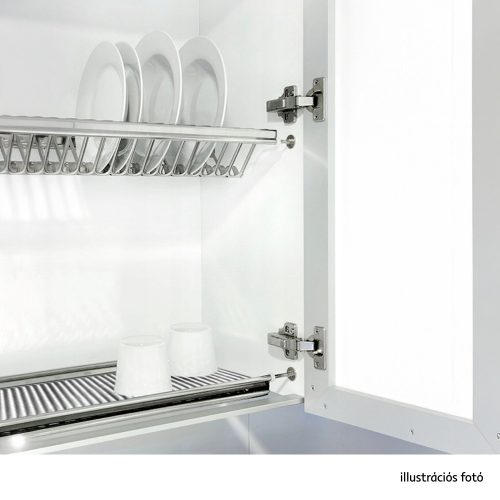 Edényszárító felső szekrénybe, rozsdamentes acél, KAPIO TYP 2