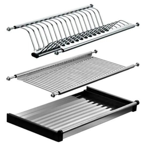 Edényszárító felső szekrénybe, rozsdamentes acél, KAPIO TYP 2