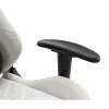Irodai/gamer szék, fehér/fekete, teherbírás 150 kg, PAPIBAS