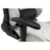 Irodai/gamer szék, fehér/fekete, teherbírás 150 kg, PAPIBAS