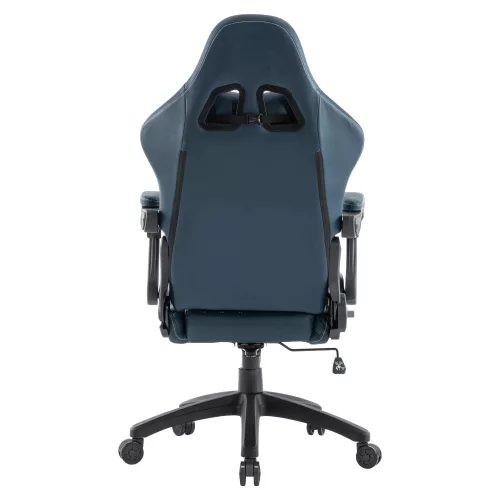 Irodai/gamer szék, kék, teherbírás 150 kg, SAMIE