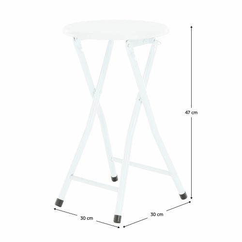 Összecsukható szék, fehér, AMADEO NEW