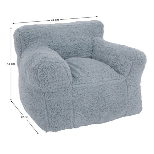 Babzsák, világosszürke, JAMO