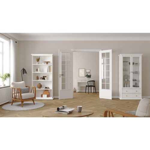 Polcos szekrény, fehér, PARIS 79864