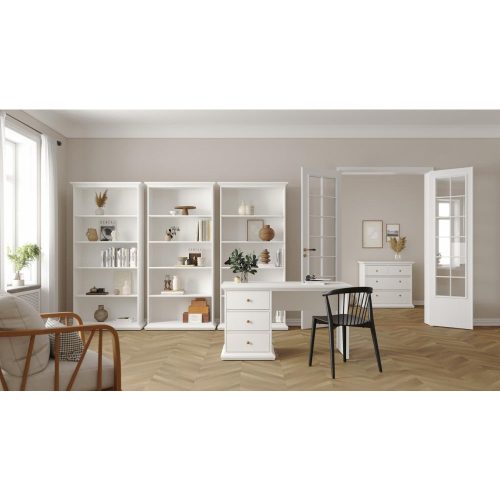 Polcos szekrény, fehér, PARIS 79864