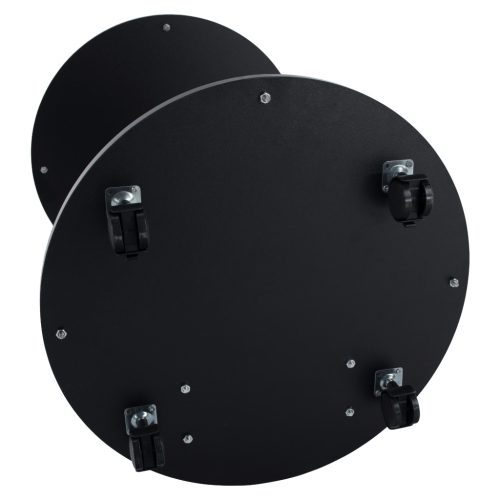 Tálalóasztal, fekete/ezüst, ALADAR NEW