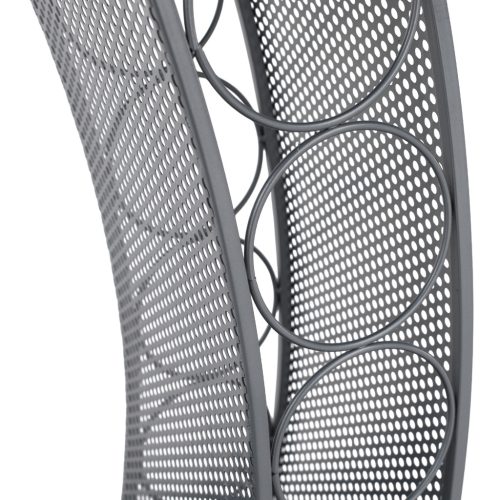 Tálalóasztal, fekete/ezüst, ALADAR NEW