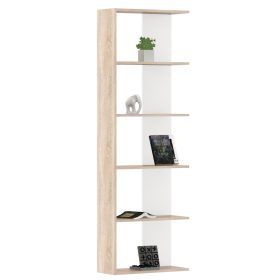 Polcállvány, sonoma tölgy/fehér, AGATIO