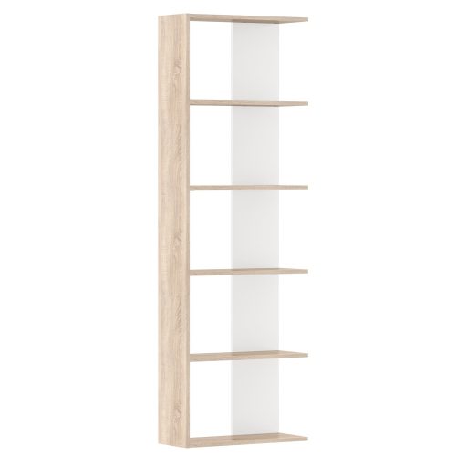 Polcállvány, sonoma tölgy/fehér, AGATIO