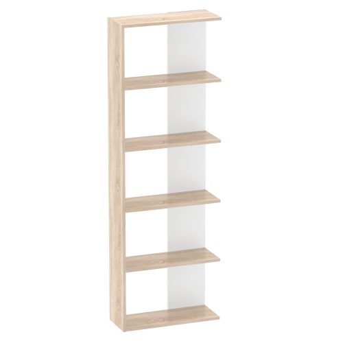 Polcállvány, sonoma tölgy/fehér, AGATIO