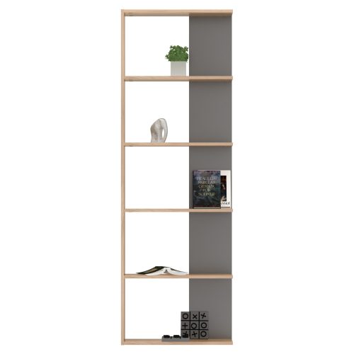 Polcállvány, artisan tölgy/grafit, AGATIO