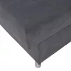 Kihúzható kanapé, szürke, ALADA