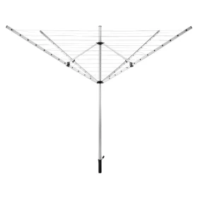 Kerti ruhaszárító, ezüst/fekete, 50 m, ROTARY NEW TYP 1
