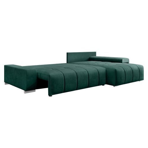 Univerzális ülőgarnitúra, smaragdzöld, VEZAN ROH