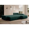 Univerzális ülőgarnitúra, smaragdzöld, VEZAN ROH