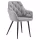 Design fotel, szürke Velvet szövet, VERIO NEW