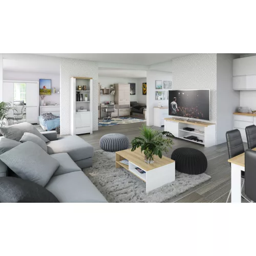 PC asztal 1D2S, nairobi gesztenye/onix, JESI NEW