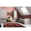 PC asztal 1D2S, nairobi gesztenye/onix, JESI NEW