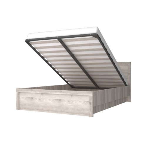 Ágy tárhellyel, 140x200, nairobi gesztenye, JESI NEW