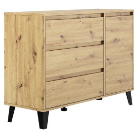 Komód, artisan tölgy, BOGAN NEW 1D3S