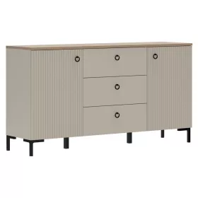 Komód, szürkésbarna Taupe/silverjack tölgy, DOMCA 2D3S