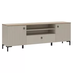   TV-állvány, szürkésbarna Taupe/silverjack tölgy, DOMCA 2D1S