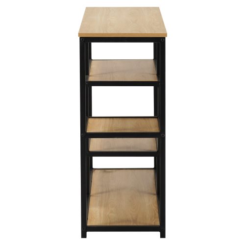 Polcállvány, fekete/tölgy, BILOTE NEW TYP 2