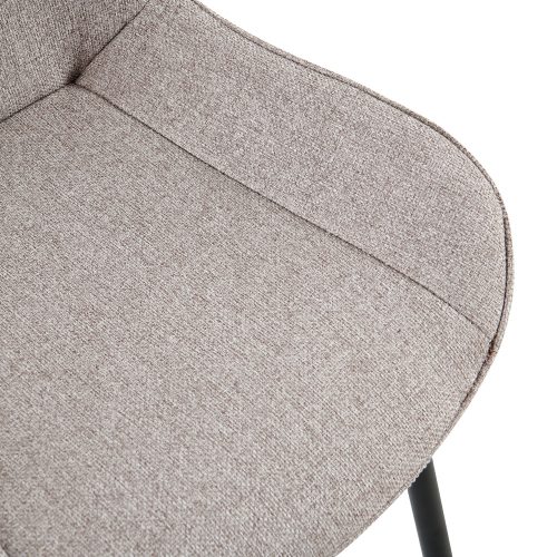 Étkezőszék, bézs/fekete, ALIA