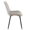 Étkezőszék, bézs/fekete, ALIA
