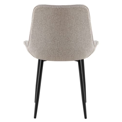 Étkezőszék, bézs/fekete, ALIA