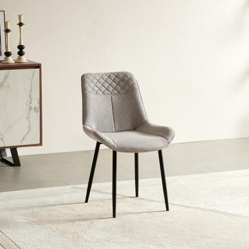 Étkezőszék, bézs/fekete, ALIA