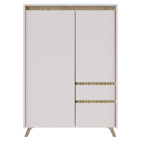 Komód, kasmír/sonoma tölgy, LONGY REG2D1S1K