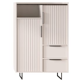 Komód, kasmír/mink arvadonna gesztenye, FRESIO KOM2D2S