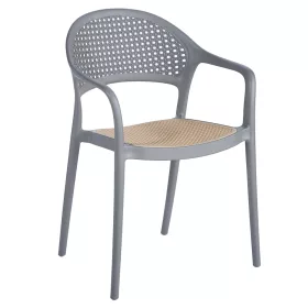 Rakásolható szék, szürke/bézs, LADIS