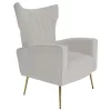 Relaxfotel, bézs Velvet szövet, BARET