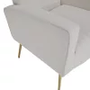 Relaxfotel, bézs Velvet szövet, BARET
