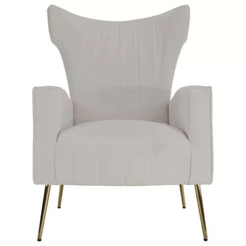 Relaxfotel, bézs Velvet szövet, BARET