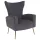Relaxfotel, szürke Velvet szövet, BARET