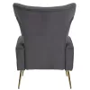 Relaxfotel, szürke Velvet szövet, BARET