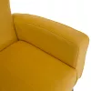 Relaxfotel, sárga Velvet szövet, BARET