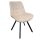Étkezőszék, bézs Velvet szövet/fekete, SAMIRA