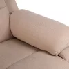 Masszázsfunkciós, dönthető fotel fűtéssel, barna, LIFTELO