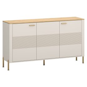 Komód, kasmír/kő tölgy, RUNOL 3D